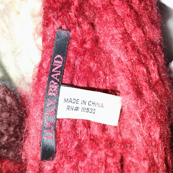 Lucky Brand Multicolor Patchwork Scarf - Picture 2 of 2